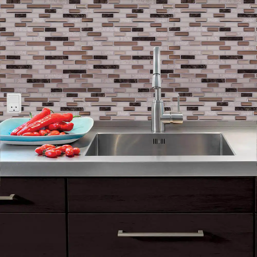 Яркие плитки мраморные обои водостойкие кухонные наклейки на выбор мозаичные