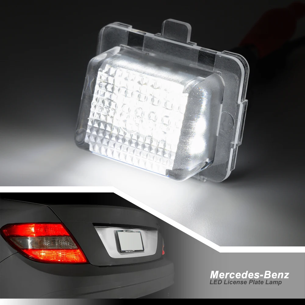 Светодиодный светильник Ной знак для Mercedes Benz W204 2D 4D 5D W212 W216 W221 CLA W231 W166 R173 2 шт.|c200