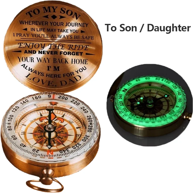 Походный Компас для катания походный Карманный латунный Портативный навигация