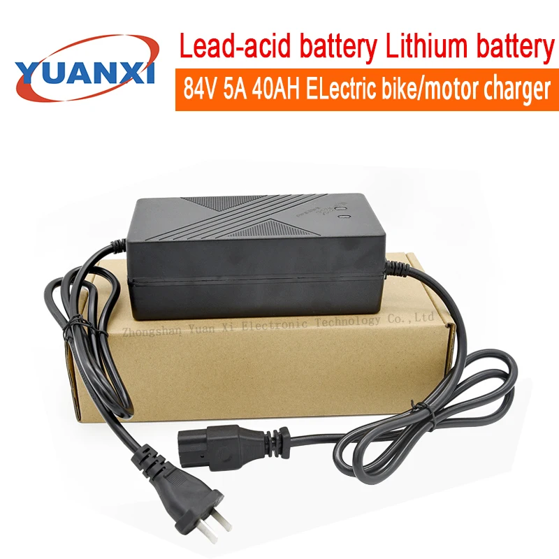 Свинцово кислотный аккумулятор 84 в 5 А 40 Ач зарядное устройство для литиевых