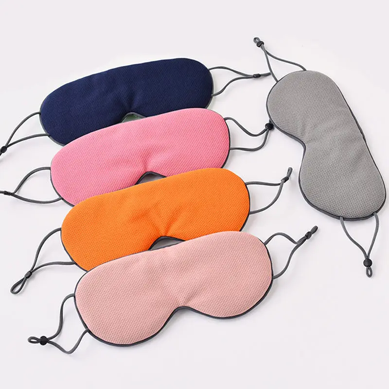 1 шт. мягкая маска для сна чехол глаз отдыха накладки затеняющая переносная