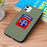 for iphone 82nd airborne division us army soft tpu border apple iphone case
