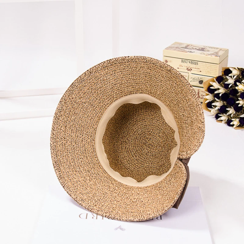 2020 летние шляпы для женщин соломенная шляпа пляжные солнцезащитные с широкими