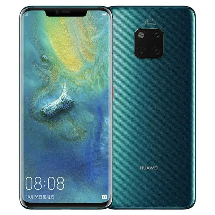 Смартфон huawei mate 20 Pro, 6,39 дюймов, полноэкранный, Kirin 980, четыре ядра, 8 ГБ ОЗУ, 256 Гб ПЗУ, Android 9,0, телефон с отпечатком пальца