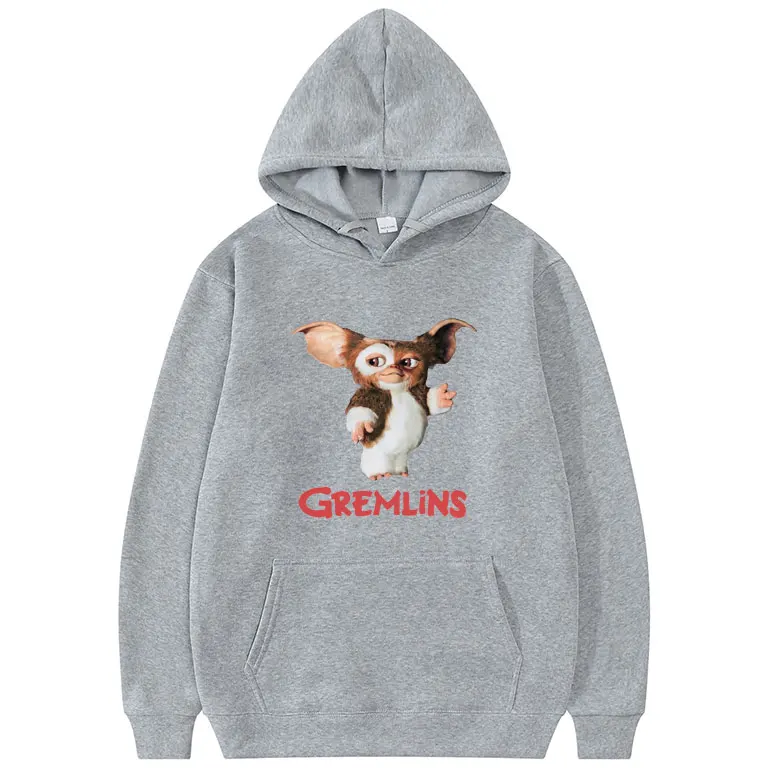 

New Design Your Pet Mogwai Gremlins Print Hoodie Men Cool Tops Cotton Sweatshirt Gizmo 80s Movie Mogwai Monster Sci Fi Tracksuit