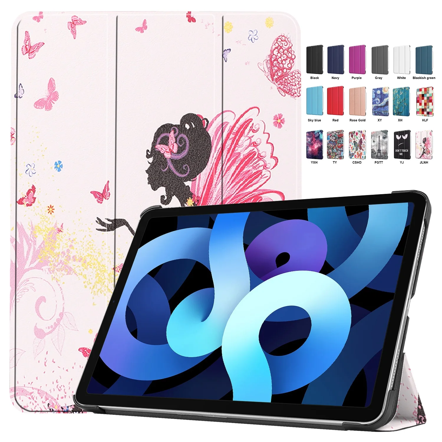

Чехол для 2019 iPad 10,2, кожаный смарт-чехол для iPad Air 3 10,5 Air 4 10,9 (4-е Поколение) 8 10,2 2020