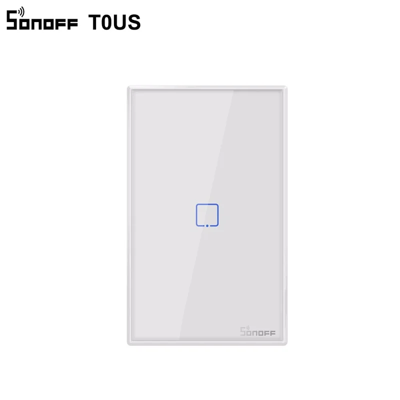 SONOFF T0 США/ЕС/Великобритания TX 1/2/3 комплект настенный светильник ель света