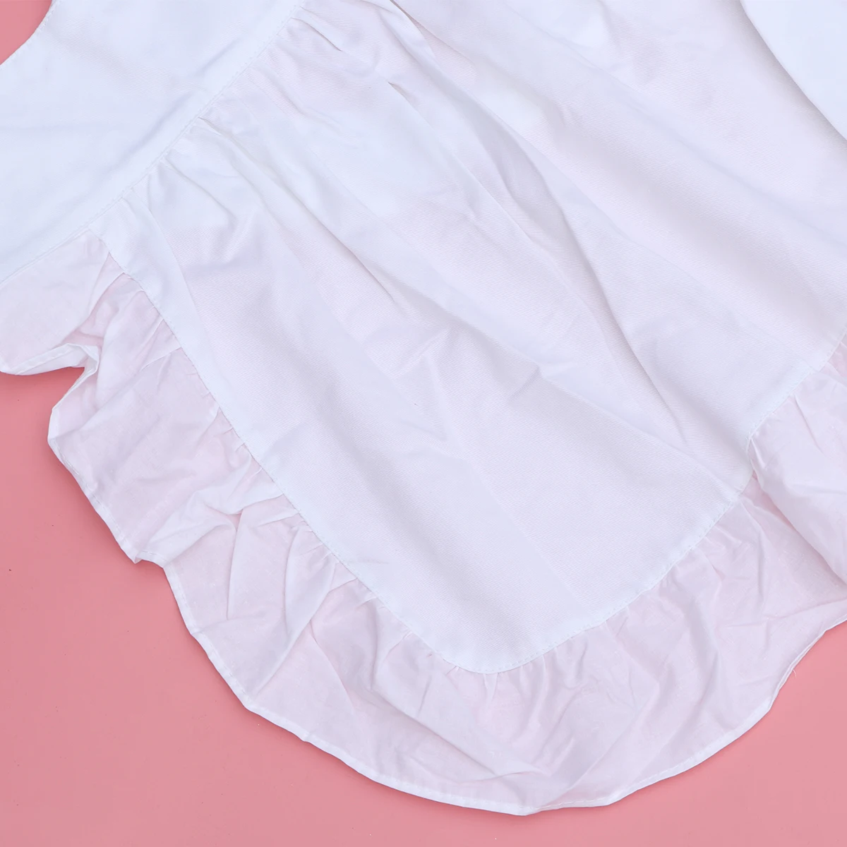 Белый фартук для официанток Женский Кухонный Фартук из чистого хлопка милые