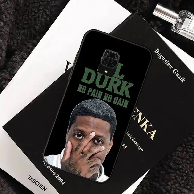 

lil durk American rapper Phone Case For xiaomi redmi note 10 9 9s 8 8t 7 pro max mi note 10 lite pro funda