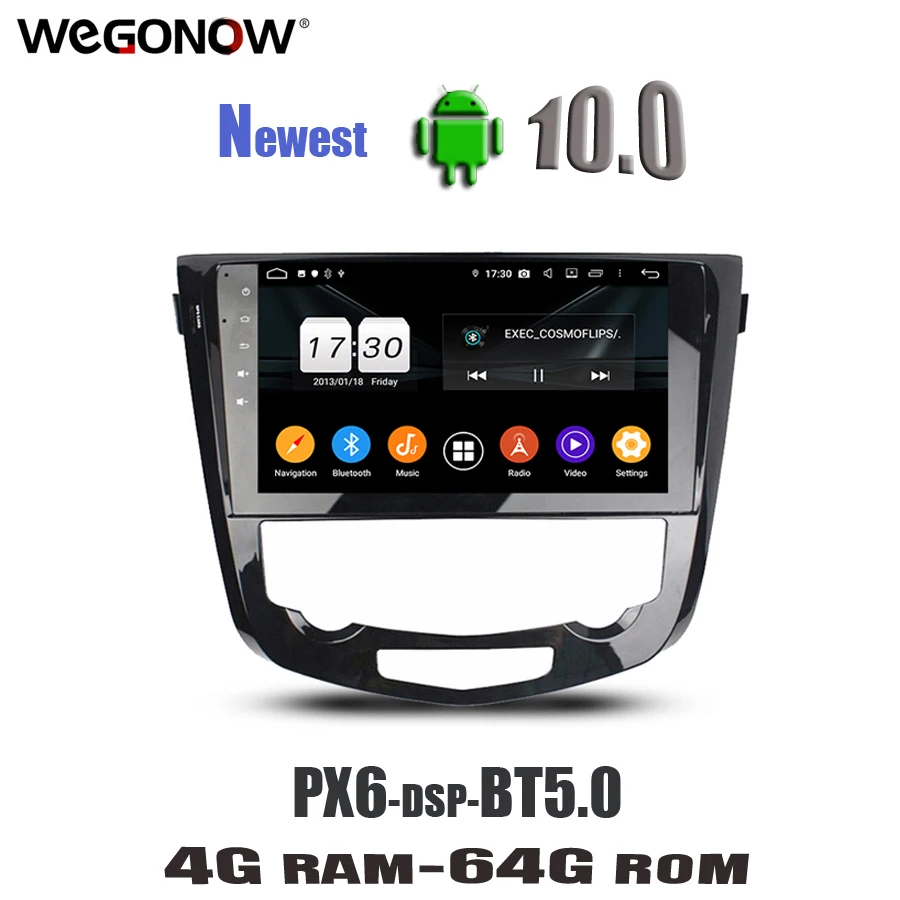 IPS 2DIN Android 10 Восьмиядерный 4 Гб + 64 ПЗУ автомобильный DVD-плеер GPS RDS радио wifi Bluetooth 2