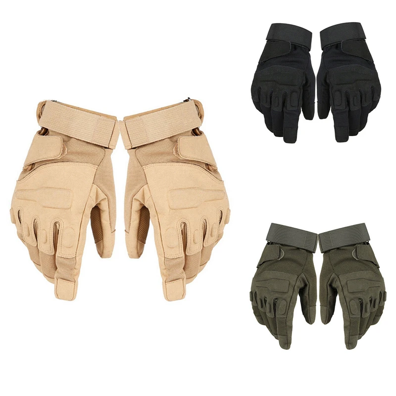 

Зимние спортивные перчатки, мужские военные перчатки для улицы, армейские тактические варежки с закрытыми пальцами, износостойкие перчатк...