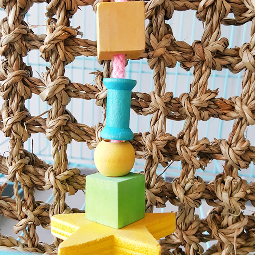 1 шт. прочный попугай Парашютная подъемная сетка подвесной гамак игрушечная