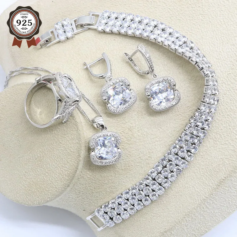 Комплект из колье серёг кольца и браслета | Украшения аксессуары