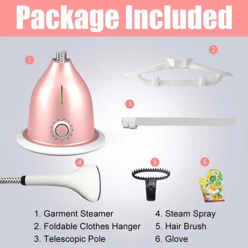 

2000W 220V Professional Hanging Clothes Steamer 10 Gears Handheld Garment Steamer Steam Iron Ironing Machine for