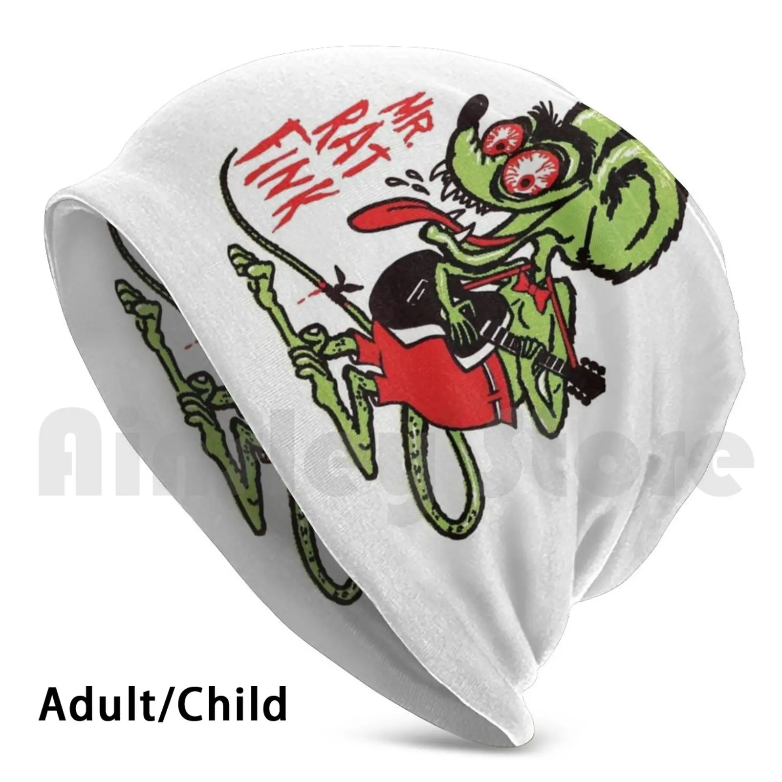 

Шапка-бини Mr. Rat Fink, шапка с принтом «сделай сам», подушка, крыса, Финк, мистер, крыса, чудо, чудо, кулозы, Hotrod 1960s, винтажный монстр