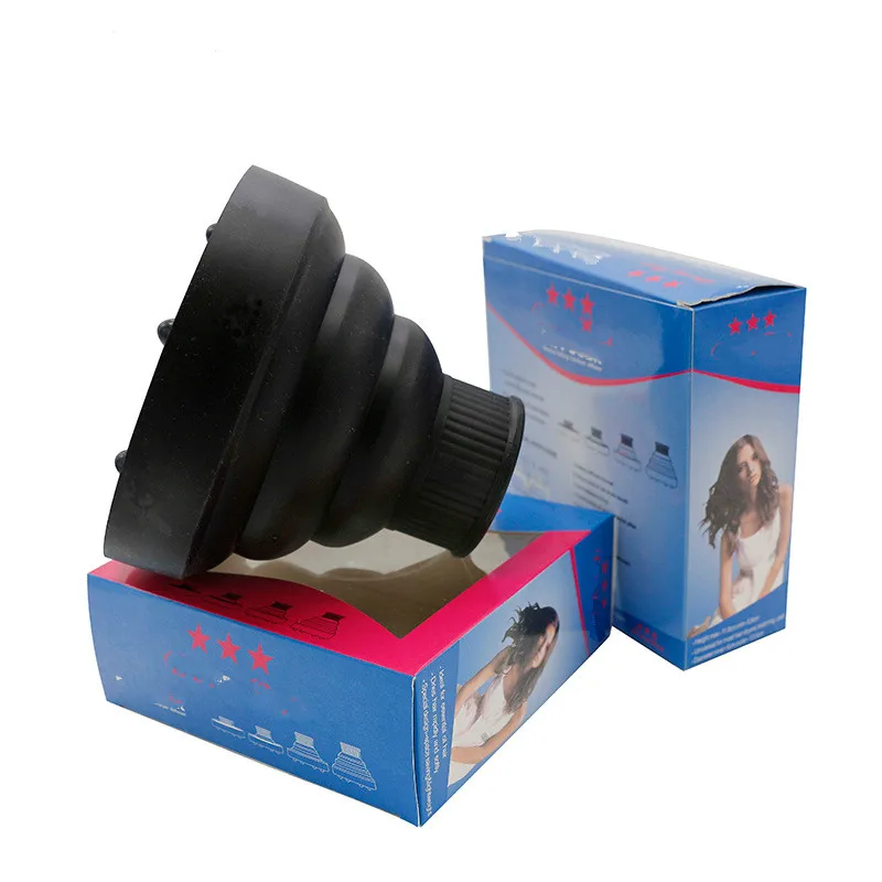 100% абсолютно новая мода фена Диффузор Крышка Складная фен вытяжка воздуходувка