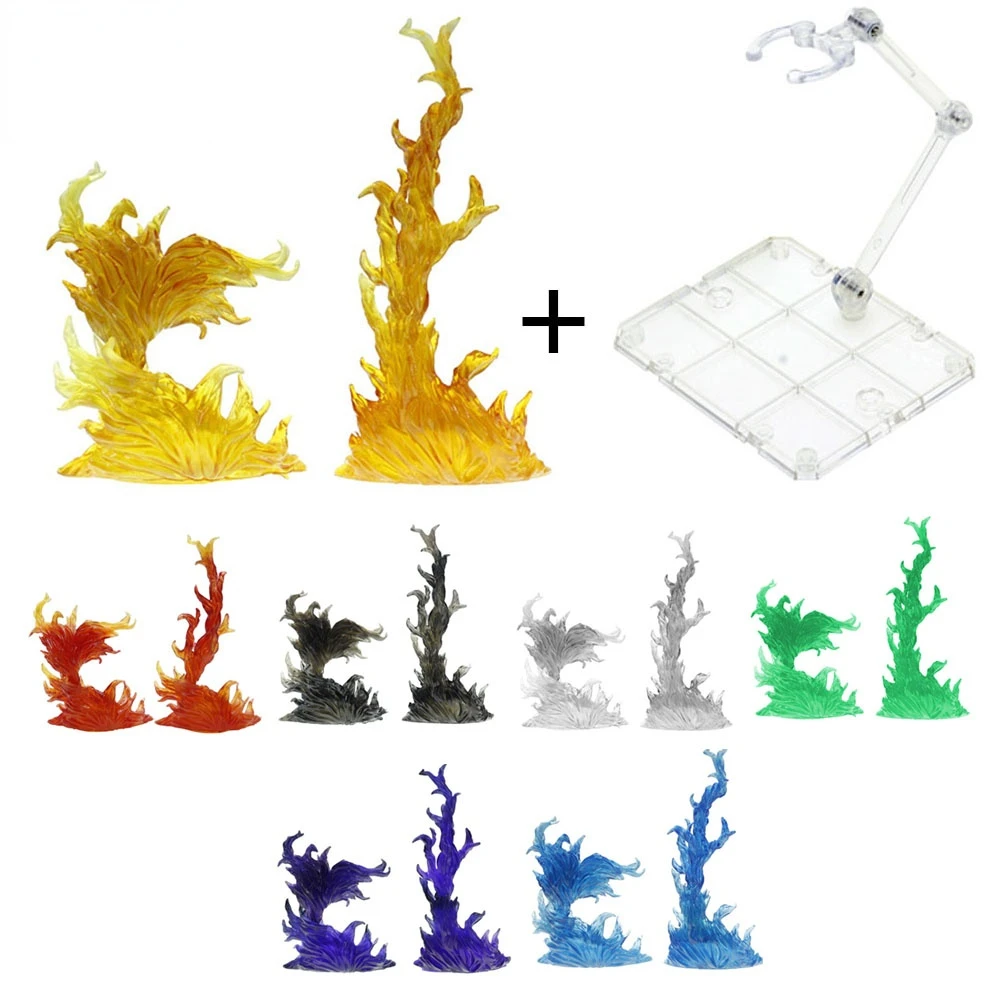 

Tamashii Effect BURNING FLAME And Stand Holder Kamen Rider Action Figure Fire Scenes Toys Special Effect Action Toys Accessories