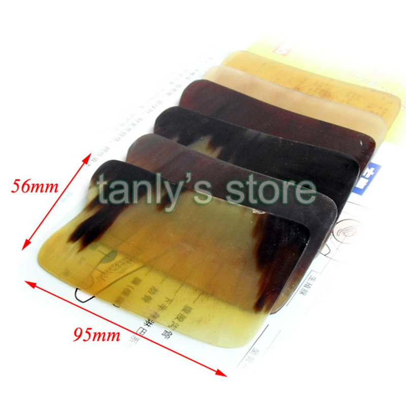 Оптовая продажа Красота и здоровье квадратная Массажная доска Guasha 100% желтый