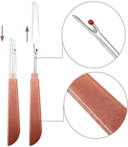 Набор из 2 предметов стальная пластиковая ручка для ремесла резак ниток швы
