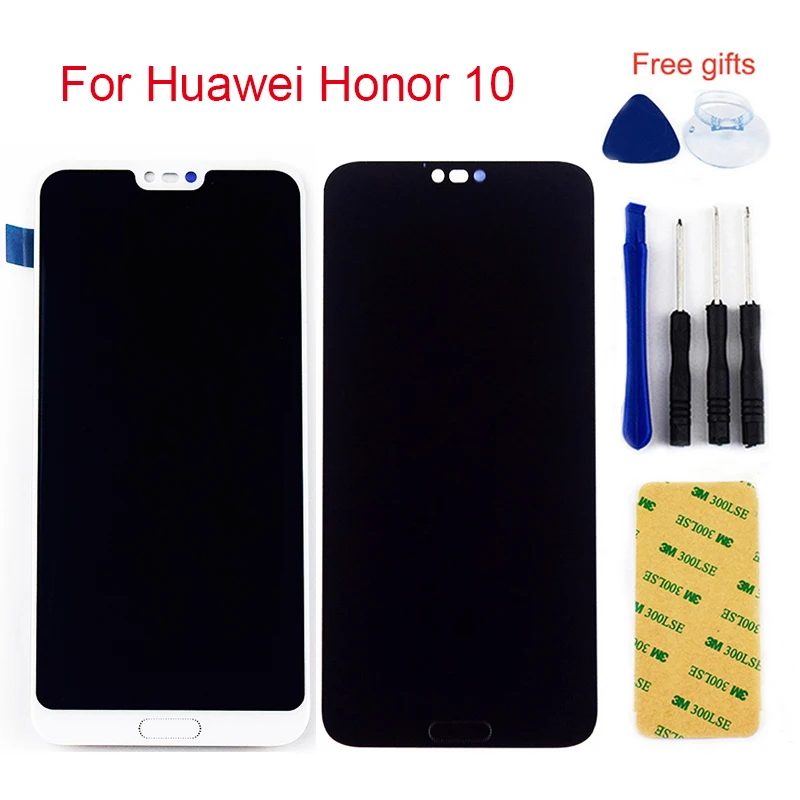Для Huawei Honor 10 ЖК экран honor10 COL L29 дисплей с сенсорным экраном и цифровым