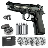 m92a1 pistola de chumbinho 5 pieces of 2 carbon dioxide armas bullets and a pack of 500 carat lead bullets home metal wall signs