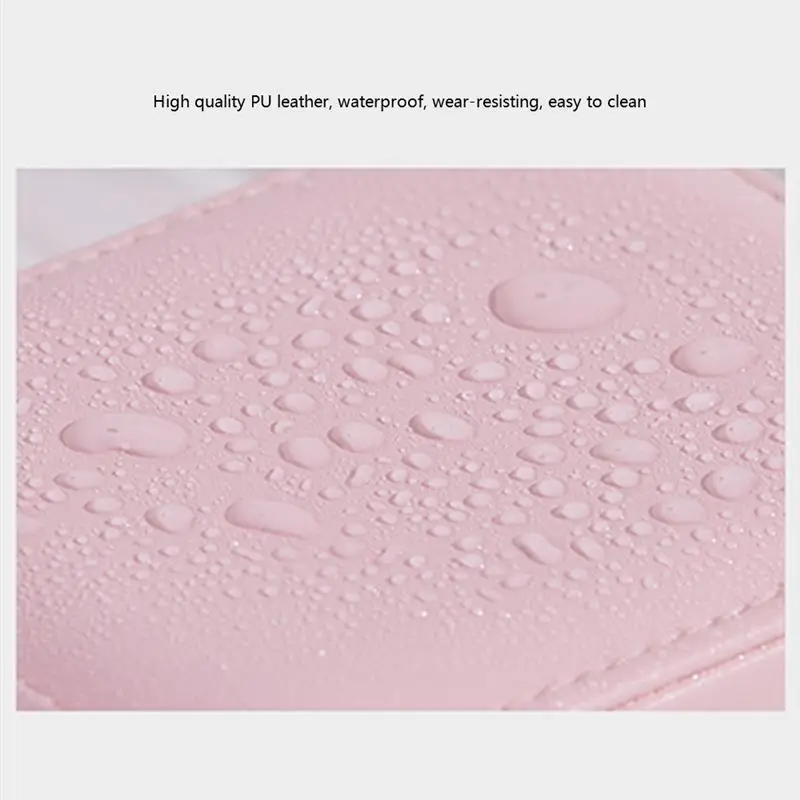 

Jewelry Box PU Makeup Lipstick Ring Earrings Storage Box Travel Cosmetic Jewelry Casket Organizer Beauty Container Necklace Gift