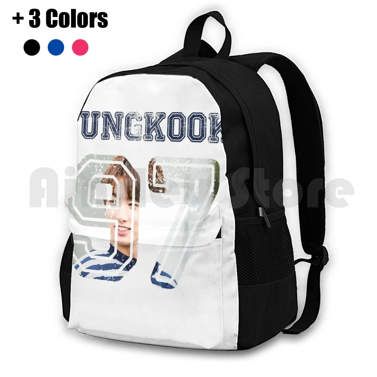 

Jungkook Outdoor Hiking Backpack Riding Climbing Sports Bag Boys Kpop Hallyu Hip Hop Hiphop Music Korean Jeon Jeongguk Jungkook
