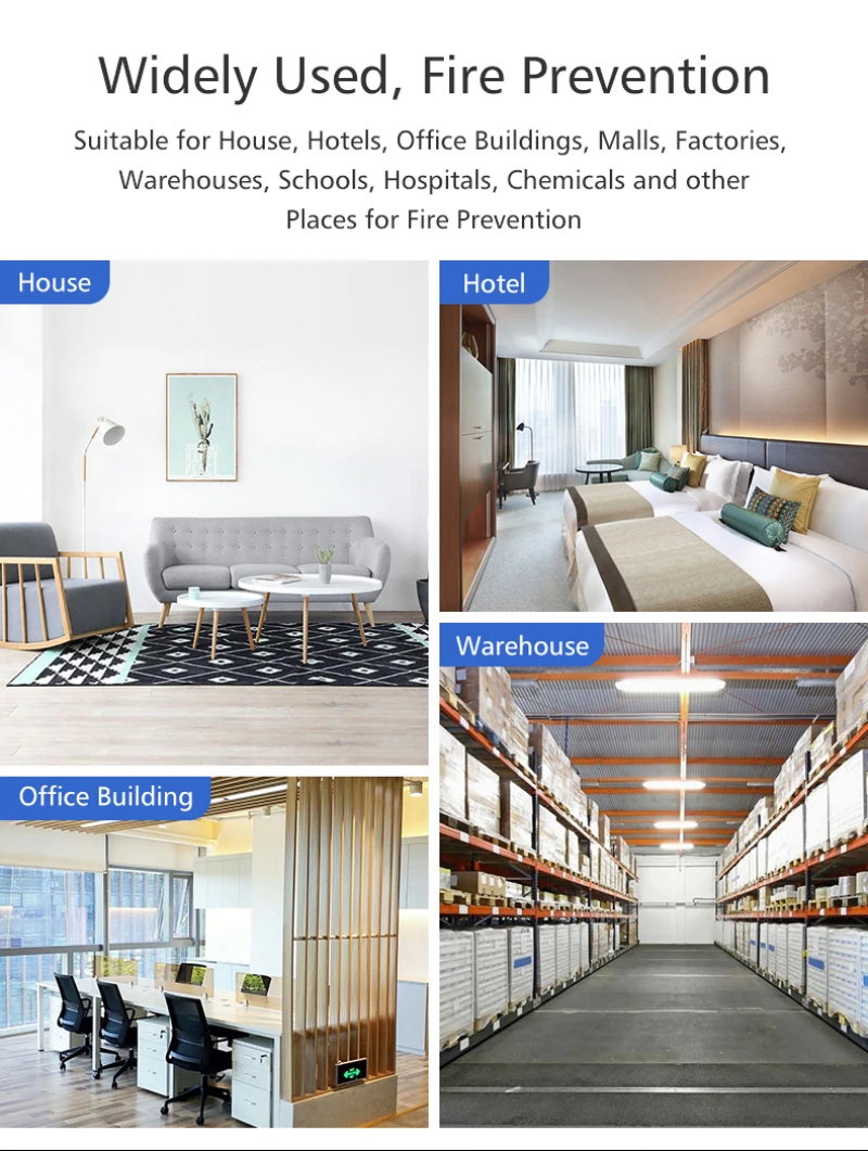 

Smoke Alarm Sensor Wifi Smoke Detectors Fire Home Safe Security Protection Portable Smoke Detector