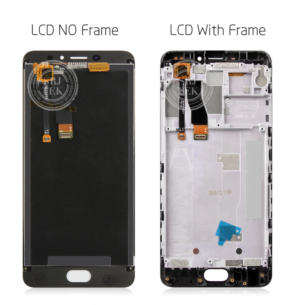 Протестированный 5,5 ''ЖК-дисплей для MEIZU M5 NOTE, сенсорный экран с рамкой, ЖК-дисплей для MEIZU M5 note, дисплей M621H M621M M621Q