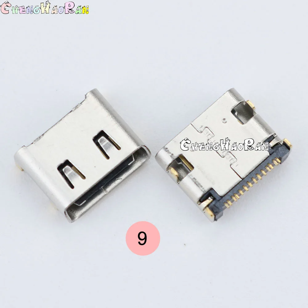 20 моделей 40 шт. 100 гнездовой разъем Micro Usb 3.1 Type-C 24 контакта 12p 6p Женский Разъем для