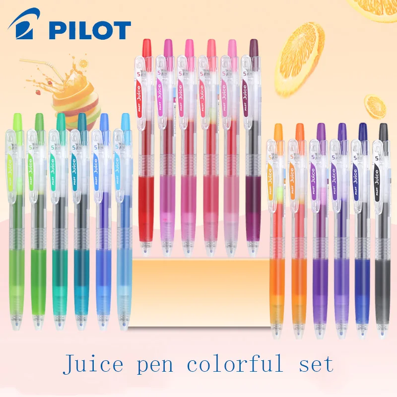 

5/6Pcs Pilot Juice 0.5mm Colors Gel Pen LJU-10UF Press Gel Pen DIY Hand Account Special Smooth and Quick Dry