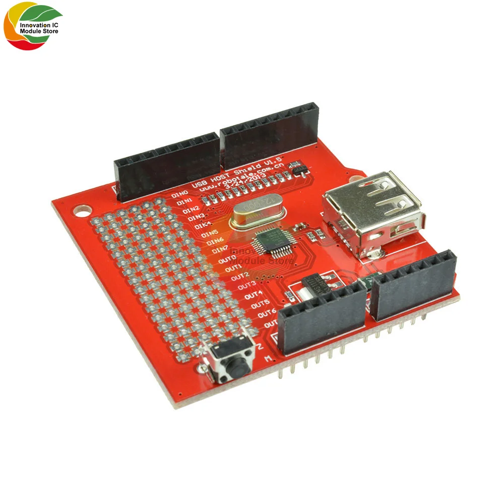 

Ziqqucu Mini USB-HOST PCB Shield for Arduino MEGA ADK DIY Electronic Module