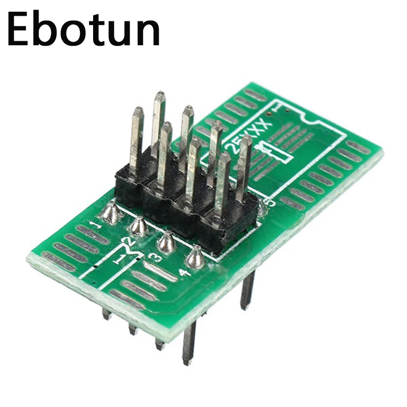 Для SOIC8 SOP8 флэш-микросхема адаптер для BIOS/24/25/93 программатор arduino - купить по