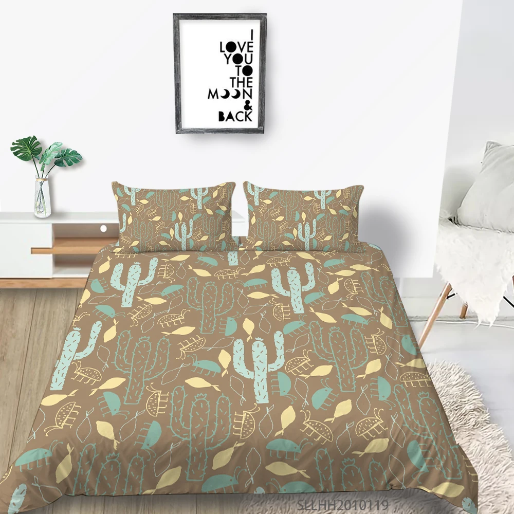 

Sunshine Hotsale Bedding Set Novel Pattern Design Duvet Cover King Size Bed Gifts For Children Fashionable Home Decoration