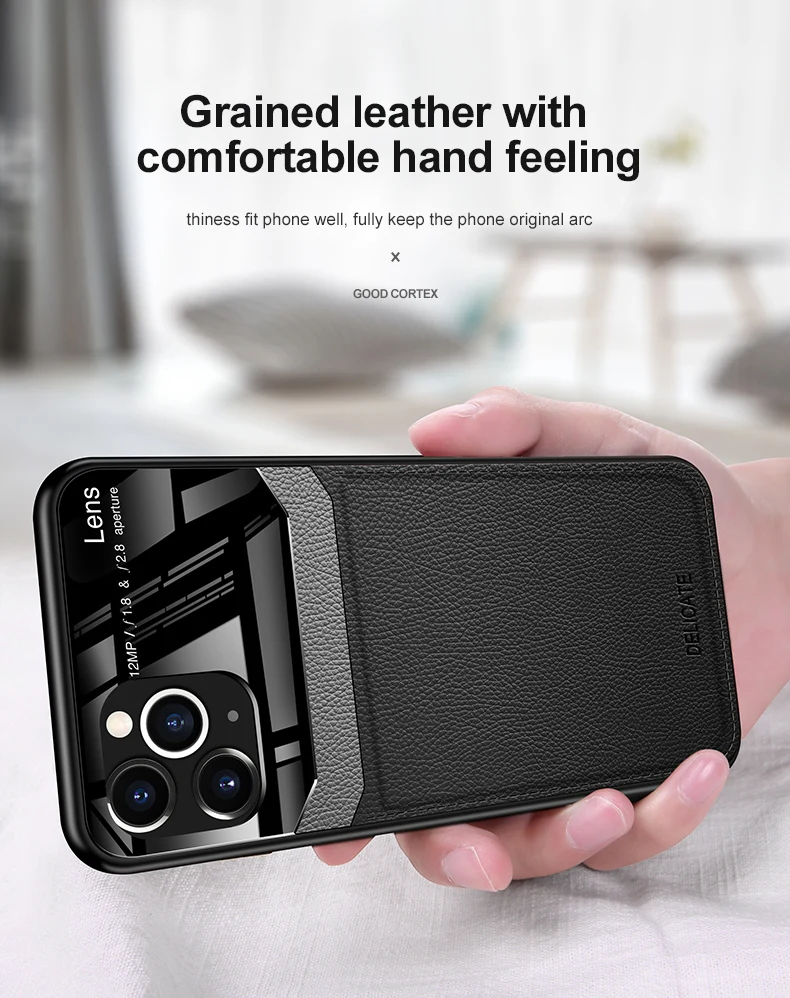 MEGSHI Роскошный кожаный PU силиконовый lychee для iphone11 11pro max pc зернистый кожаный чехол для телефона IphoneXr Xs Max