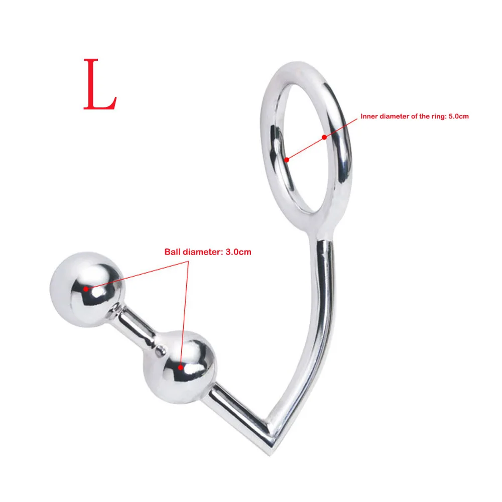 Butt Plug Sex Toys For Women Men Anal Hook Dilator Hole Stainless Steel Metal Super Thick Prostata Massage Stimulator Pl L1 | Красота и