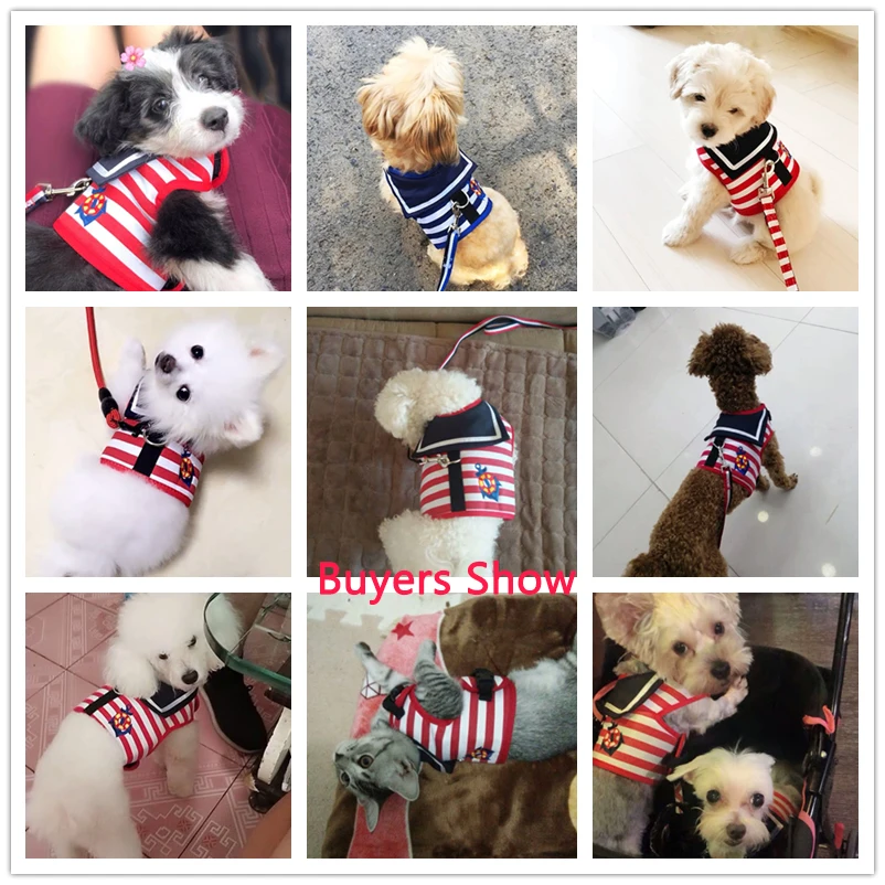 Лидер продаж дышащая привязь для собак в стиле морского флота поводок нагрудный