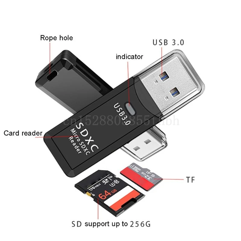 2в1 USB 3 0 высокоскоростной адаптер Micro SD TF кардридер для ПК и ноутбука|USB-хабы| |