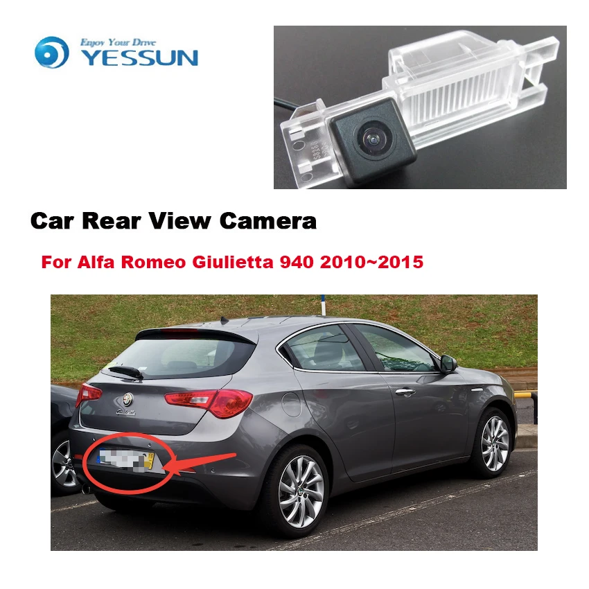 YESSUN для Alfa Romeo Giulietta 940 2010 ~ 2015 камера заднего вида HD + Водонепроницаемая