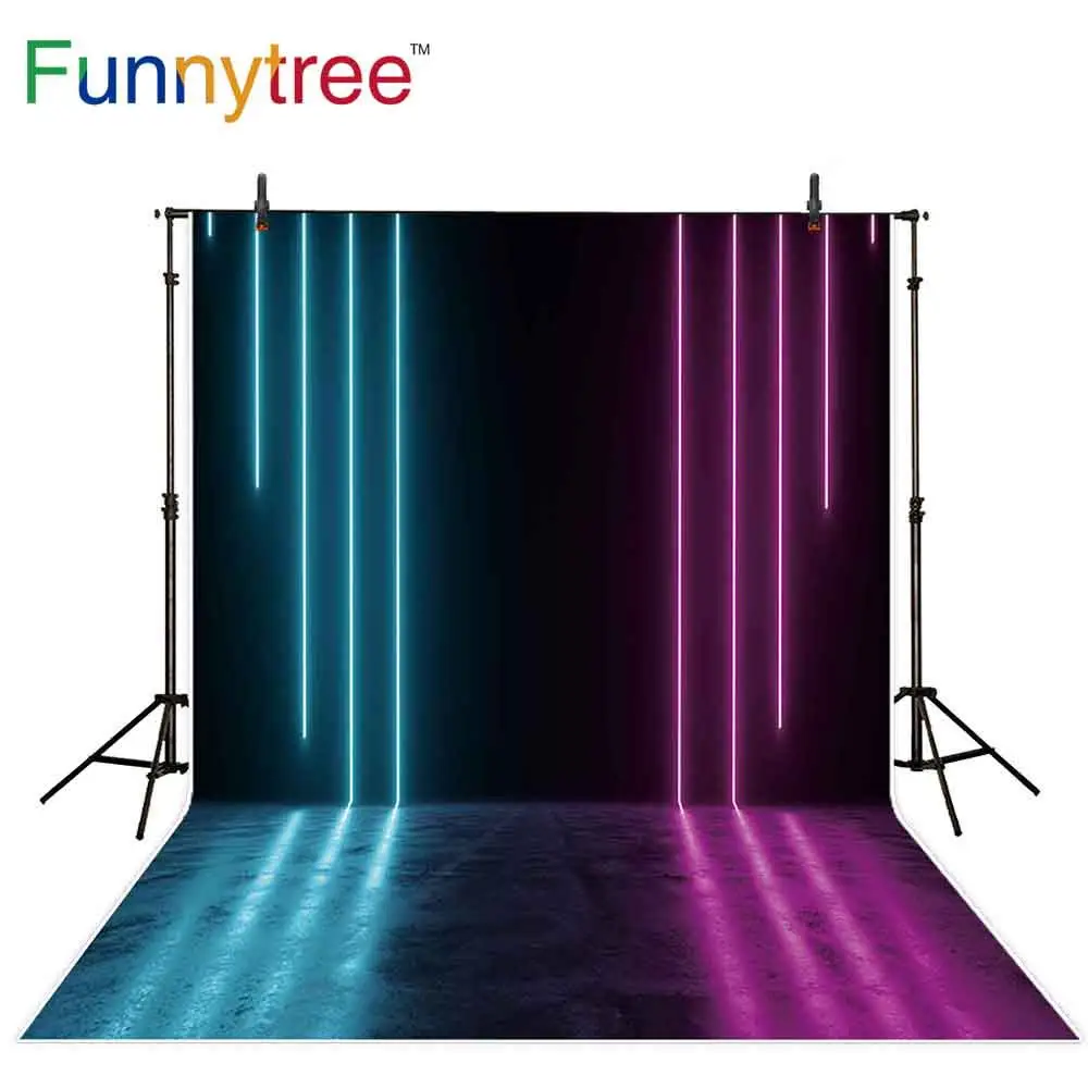 

Funnytree Fluorescent Aperture Stage Light Electronic Beam Laser Spray Custom Backgrounds for Photography Backdrops Photo Studio