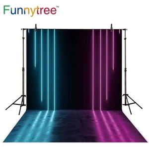 Funnytree Fluorescent Aperture Stage Light Electronic Beam Laser Spray Custom Backgrounds for Photography Backdrops Photo Studio