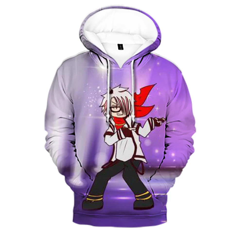 

Kawaii 3D Gacha Life Hoodies Men/Women Sweatshirt Game Cartoon Gacha Life Sweatshirt Anime Boys/girls Clothes Men-Pullovers