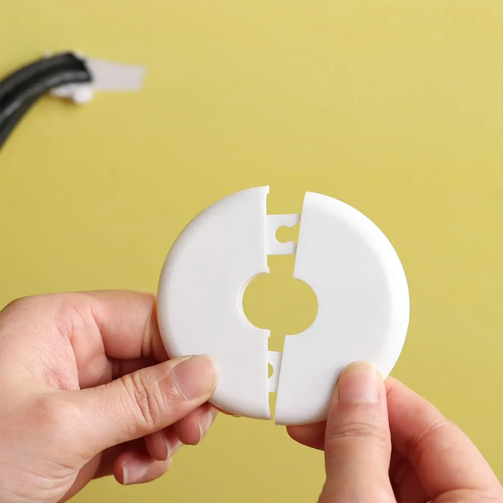 Flange Cover Faucet Decor Plastic Decorative Air Conditioning Hole Decoration Pipe Wall Covers Accessories |