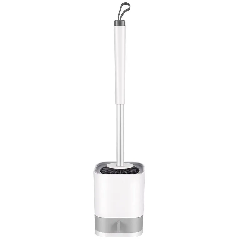 

TPR Toilet Brush Rubber Head With Handle Cleaning Brush for Toilet Soft Bristle Wall-mounted Clean Tool Bathroom Accessories Set