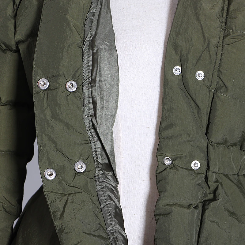 GALCAUR, корейское хлопковое Женское пальто, v-образный вырез, длинный рукав, высокая талия, с поясом, туника, повседневная куртка для женщин, осень, модная новая одежда