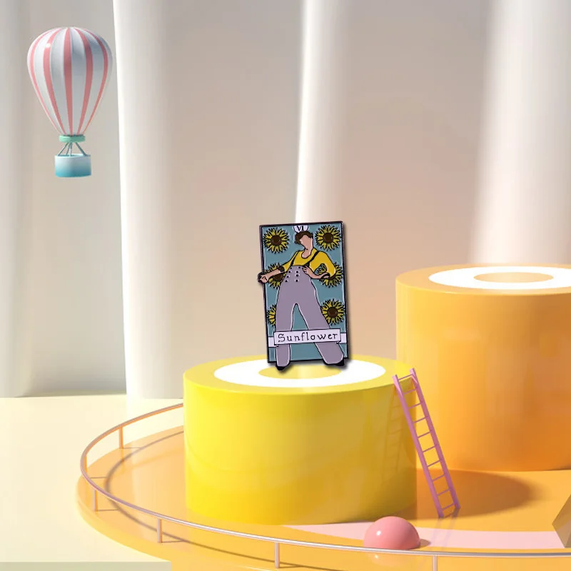 Брошь с эмалью в виде поп-рок | Украшения и аксессуары