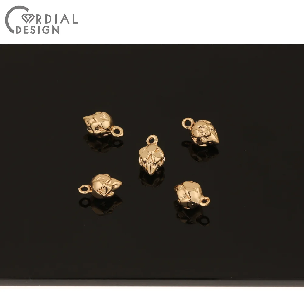 

Cordial Design 100Pcs 7*12MM Earrings Accessories/Charms/Flower Shape/Hand Made/Jewelry Findings & Components/Copper/Pendant
