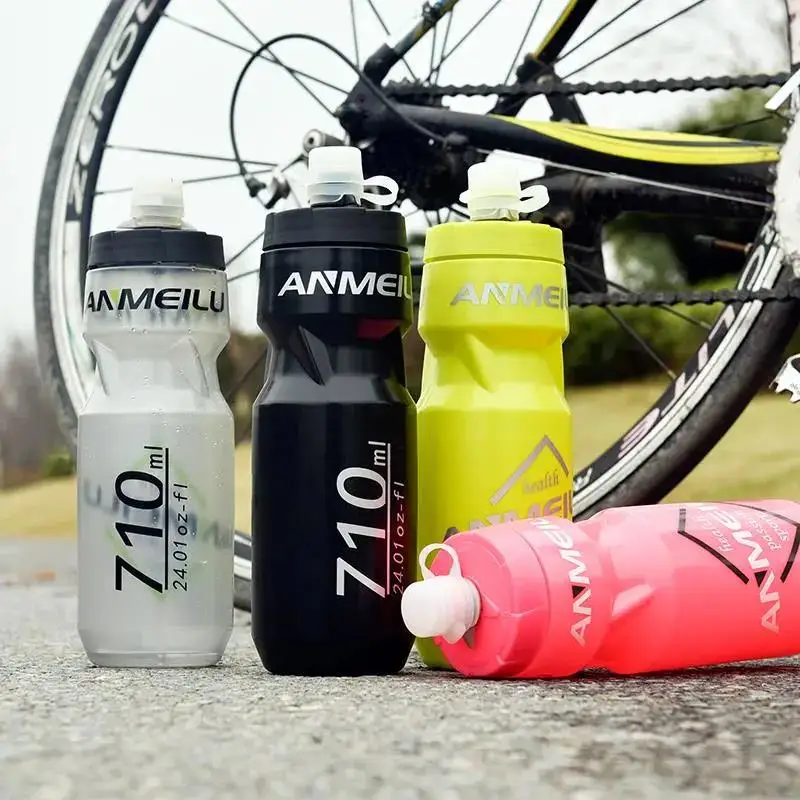

710ML Bicycle Water Bottle Mountain Bike Water Bottle For Cycling Workout Waterbottle Squeeze Hot And Cool Kettle Squeeze