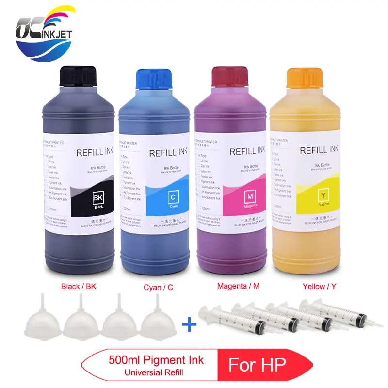 

500ml Pigment Ink Bottle For HP Designjet 500 800 4000 5000 5500 T770 T790 T1100 T1300 Z2100 T2300 Z3100 Z5200 Z5400 Z6100 Z6200