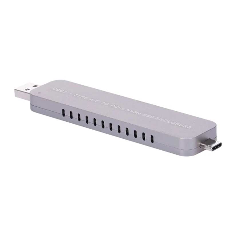 USB 3 1 тип A/C для PCI E NVMe M.2 SSD корпус адаптер карта портативный жесткий диск Корпус Plug